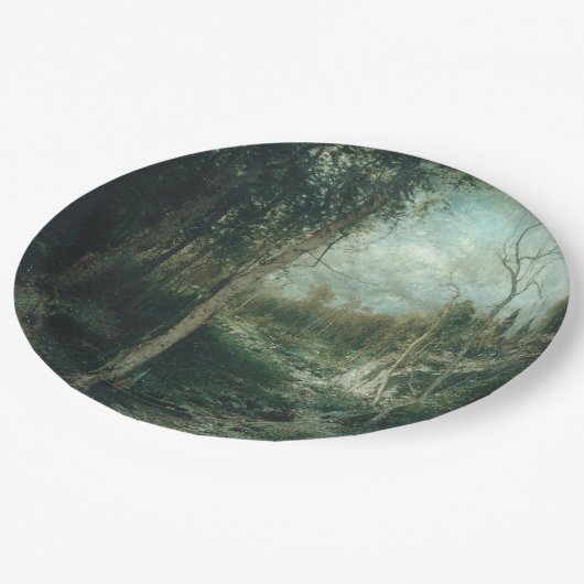 『古い林間空地』(1881) - 紙皿 (アングル)