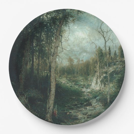 『古い林間空地』(1881) - 紙皿 (正面)