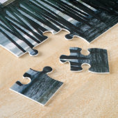 古い果樹園のビーチ桟橋 ジグソーパズル (側面)