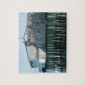 古い果樹園のビーチ桟橋 ジグソーパズル (縦)