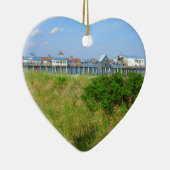 古い果樹園のビーチ セラミックオーナメント (右)