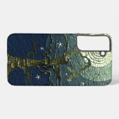 古い枯れた木の月&星 SAMSUNG GALAXYケース (裏面横)