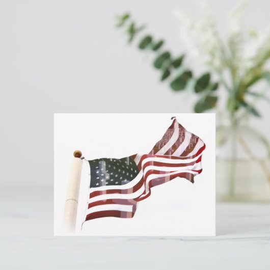 古い栄光の中に十字架 – メモリアルデー ポストカード (スタンド正面)