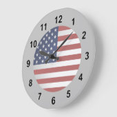 古い栄光はあなたの背景色を選びます ラージ壁時計 (傾斜)