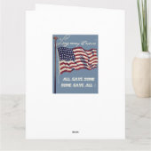 古い栄光は、長くそれ大きい挨拶状を振るかもしれません カード (裏面)