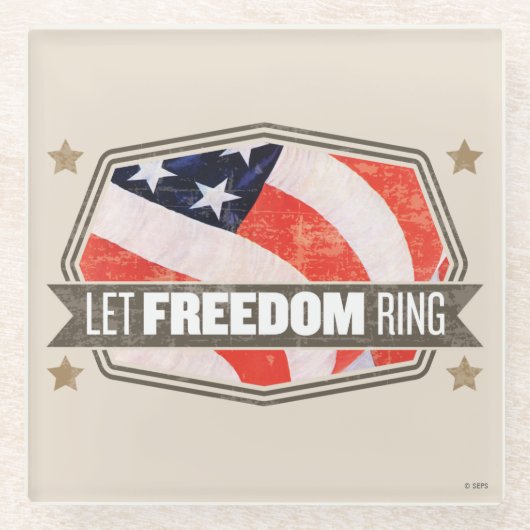 古い栄光 ガラスコースター (正面)