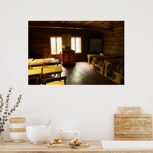 古い校舎 ポスター (キッチン)