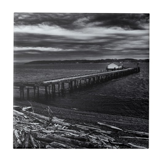 古い桟橋 タイル (正面)