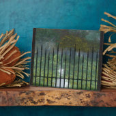 古い森の写真のプラークに フォトプラーク (側面)