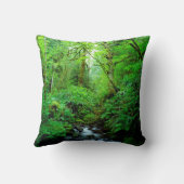 古い森の川 クッション (裏面)