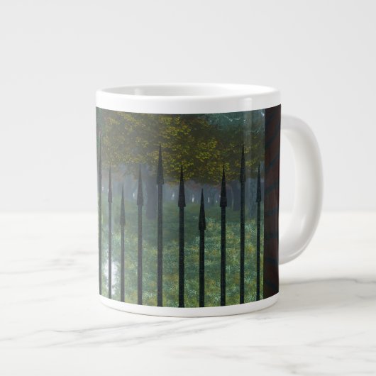 古い森林専門のマグカップに ジャンボコーヒーマグカップ (正面右)