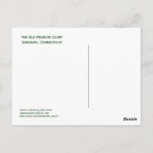 古い検認裁判所 ポストカード (裏面)