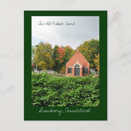 古い検認裁判所 ポストカード (正面)