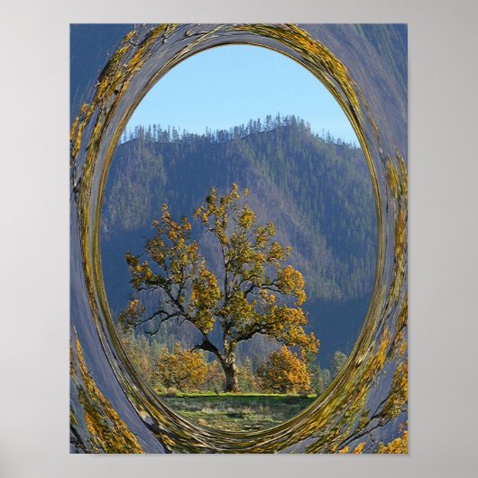 古い樫の木….. ポスター (正面)