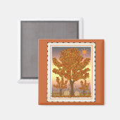 古い樫の木 マグネット (正面/裏面)