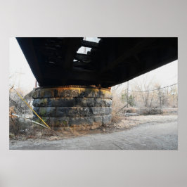 古い橋の上のポスター ポスター