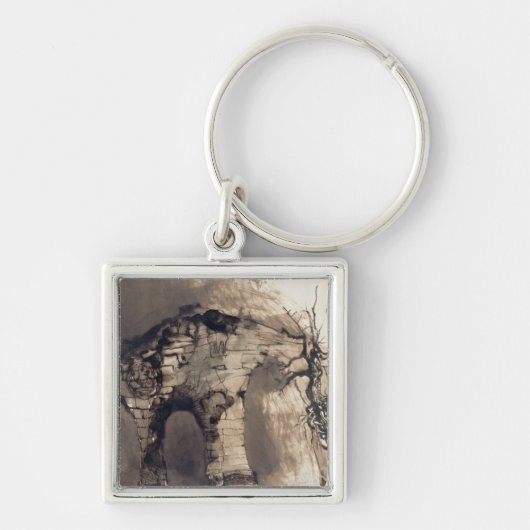 古い橋 キーホルダー (正面)