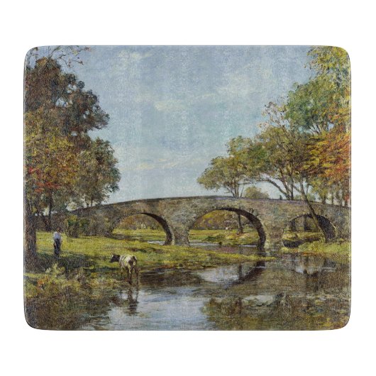 古い橋（テオドア・ロビンソン著） カッティングボード (正面)