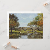 古い橋（テオドア・ロビンソン著） カード (正面/裏面インサイチュ)