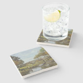 古い橋（テオドア・ロビンソン著） ストーンコースター (横)