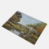 古い橋（テオドア・ロビンソン著） ドアマット (アングル)