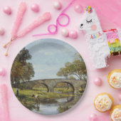 古い橋(テオドア・ロビンソン著) ペーパープレート (パーティー)