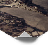 古い橋 ポスター (角)