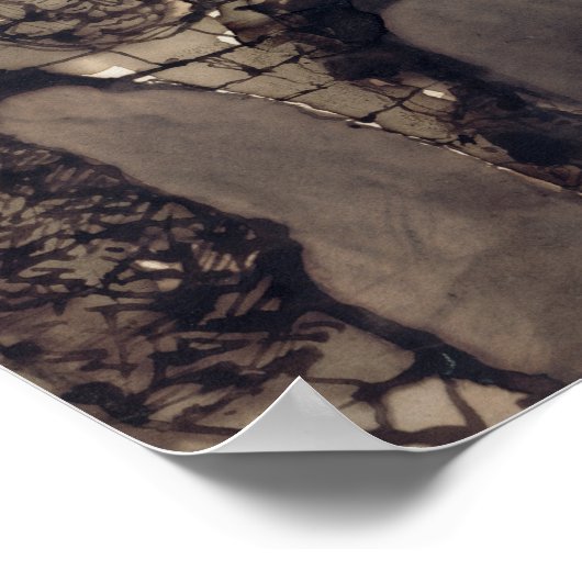 古い橋 ポスター (角)