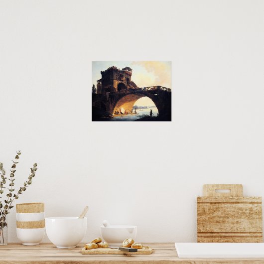 古い橋 ポスター (キッチン)