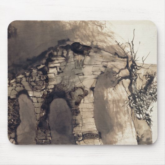 古い橋 マウスパッド (正面)