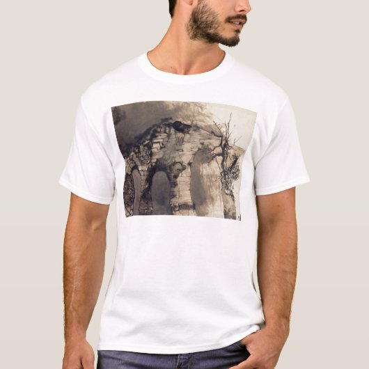 古い橋 Tシャツ (正面)