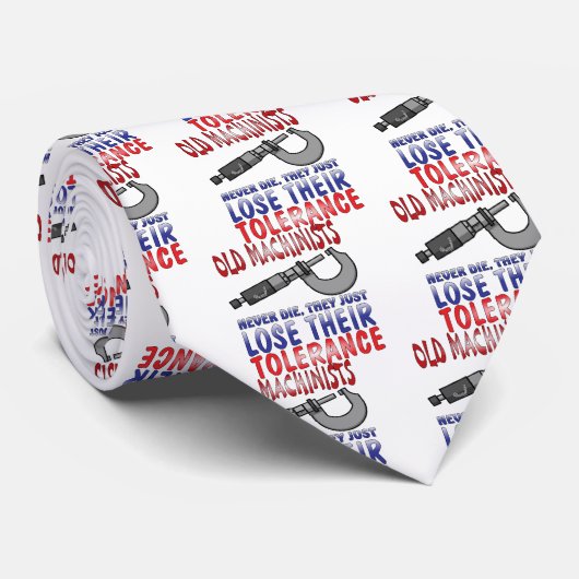 古い機械工の墓碑銘 ネクタイ (ロール)