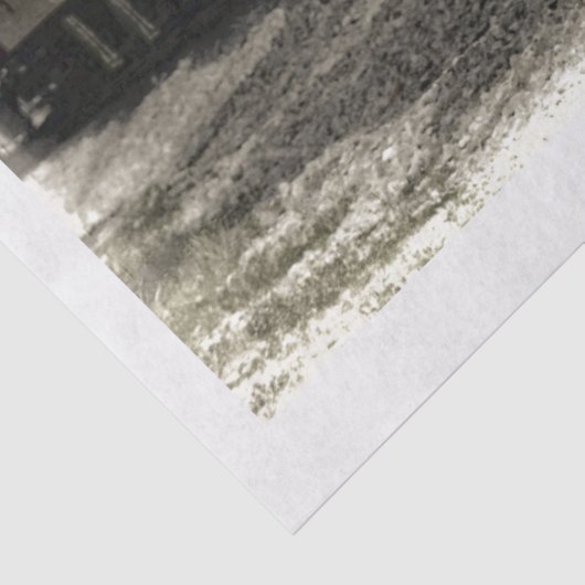 古い機関車の蒸気エンジン20x30デコページ 薄葉紙 (詳細)