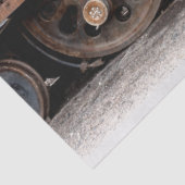 古い機関車トラックヴィンテージ20x30デコページ 薄葉紙 (詳細)