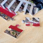 古い機関車 ジグソーパズル (側面)