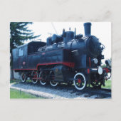 古い機関車 ポストカード (正面)