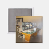 古い歴史のあるテレビスタジオ マグネット (正面/裏面)