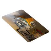 古い歴史のあるテレビスタジオ マグネット (右側)