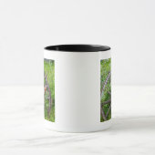 古い歴史的な古い金ゴールドの町3を荷馬車の車輪 マグカップ (中央)