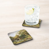 古い水製造所1790年(キャンバスの油) コースター (右側)