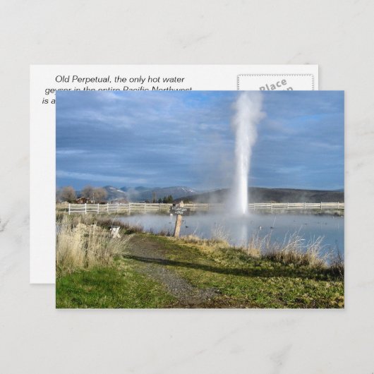 古い永久 ポストカード (正面/裏面)