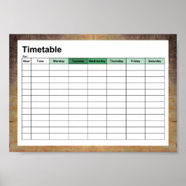 古い汚れたキャンバス ポスター