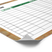 古い汚れたキャンバス ポスター (角)