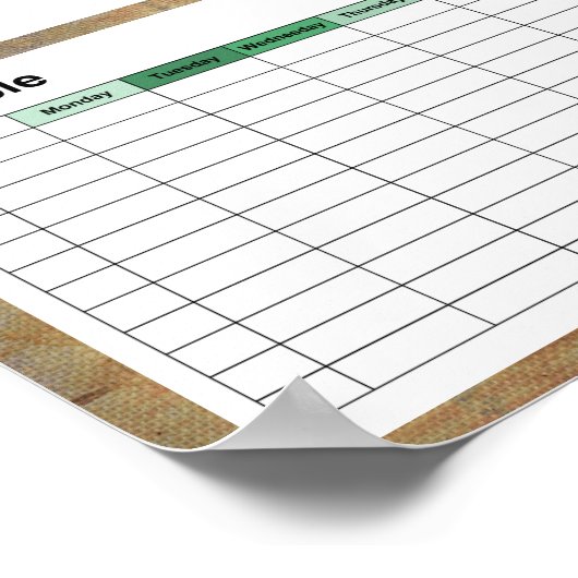 古い汚れたキャンバス ポスター (角)