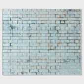 古い汚れた白レンガの壁の背景の抽象的、年齢 ラッピングペーパー (フラット)