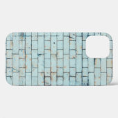 古い汚れた白レンガの壁の背景の抽象的、年齢 Case-Mate iPhoneケース (裏面 (横))