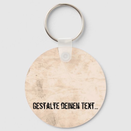 古い汚れた背景 キーホルダー (正面)