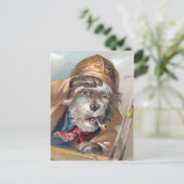 "古い海犬"のヴィンテージ ポストカード (スタンド正面)