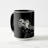 古い海犬 マグカップ (正面左)