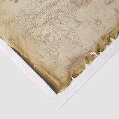 古い海賊地図トレジャーチェストコンパスのデコップページ 薄葉紙 (詳細)